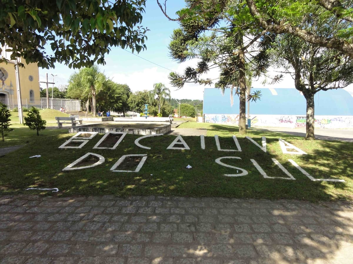 Imagem da Praça de Bocaiuva do Sul